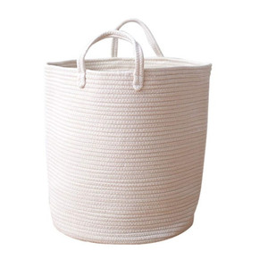 Oempromo grandes cestas de almacenamiento de cuerda de algodón cesta tejida - Product Image 2