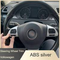 Araba Aksesuarları Volkswagen Golf Mk6 Passat B7 Cc Eos Tiguan Jetta Touran Sharan Caddy ABS Karbon Fiber Desenli Direksiyon Simidi