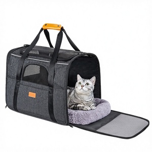 Portable Airline Approved Pet Carrier for <b>Cats</b> Dogs, 10kg Capacity Nylon Mobile <b>Backpack</b>, Lightweight Travel Bag OEM - Product Image 4