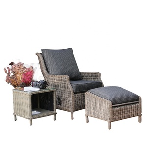 Meubles d'extérieur modernes en rotin pour le jardin, ensembles de canapés réglables et chaise de table à manger, coussin de <span class=keywords><strong>patio</strong></span> en osier pour hôtels et parcs - Product Image 2