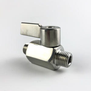 Mini-vanne à bille en acier inoxydable, filetage 1/2 pouce, vanne manuelle pour tuyau d'eau, pour applications de plomberie - Product Image 5