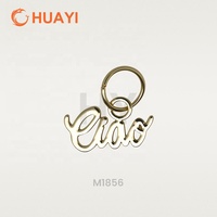 Accessoires de lingerie certifiés GRS, lettres personnalisables, cintre pour soutien-gorge Bella, pendentifs personnalisés pour bikini, sous-vêtements, accessoire en métal