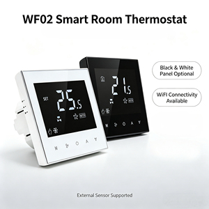 Chaudière à <span class=keywords><strong>gaz</strong></span> chauffante Hotowell HTW-WF02 avec <span class=keywords><strong>thermostat</strong></span> intelligent Wi-Fi 3A au design moderne, 110-240V, garantie de 2 ans pour chauffage au sol - Product Image 3