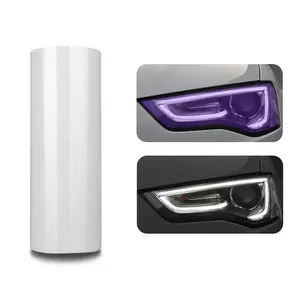 PPF light film Color car light protective film TPU beautiful smoked headlamp white to purple for headlamp film