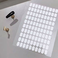 Autocollants pour Ongles Transparents à Forte Adhérence, Double Face, en Acrylique, Robustes et Durables pour Manucure