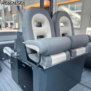 Bote RIB RHIB <span class=keywords><strong>de</strong></span> 900 cm, Achilles Hypalon, 18 Personas, con Cabina para Patrulla <span class=keywords><strong>de</strong></span> Seguridad, Reachsea OEM ODM, Color Gris - Product Image 1