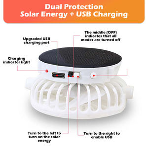 Casquette de baseball pour homme XKENHEAT avec ventilateur à énergie solaire et recharge USB, bord large et ventilé, chapeau de soleil, autonomie de 8 à 16 heures - Product Image 5