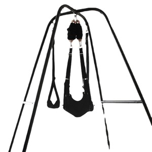 Chaise d'amour suspendue <span class=keywords><strong>BDSM</strong></span>, balançoire sexuelle, jouets, grand mobilier de bondage, cadre en métal, supports de balançoire sexuelle pour un balancement sûr - Product Image 1