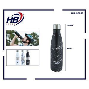 Bouteille de sport Coca-Cola 500 ml, finition mate, motif marbré - Product Image 1