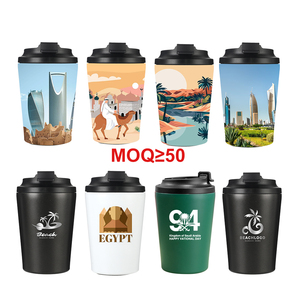 12oz Stainless Steel Reusable Eco-friendly Outdoor Travel <b>Coffee</b> Tumbler 360ml Thermos Double Wall Vacuum Insulated Leak-Proof - Product Image 1