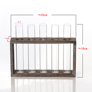 ชุดทดสอบการขยายพันธุ์พืชแบบคลาสสิกพร้อมขาตั้งไม้5หลอดสำหรับการขยายพันธุ์สวนขวดบอนไซ - Product Image 5