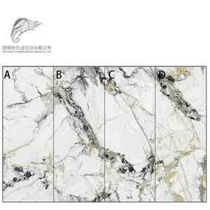 Factory wholesale price Sintered Stone for Interior walls floors countertops wall cladding stone panels Continuous Patterns