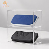 Étui à lunettes minimaliste pour affaires, antichoc, portable, avec motif en verre gaufré