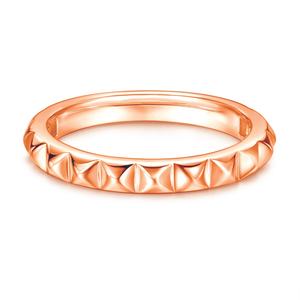 Bagues empilables pour femmes en argent sterling plaqué or et rhodium, serties de pierres, tendance, cadeau de mariage, de fiançailles, de fête, bijoux - Product Image 1