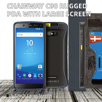 Computadora Móvil Resistente C90 con Android, PDA Portátil Ligera con Escáner de Código de Barras y Pantalla Grande