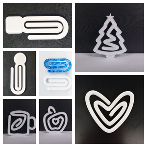 Jumbo Acrylic Sublimation Paper Clips Blanks for Sealing Snacks/Book/Gifts /Bag/<strong>Christmas</strong> <strong>Decor</strong>/Crafts/School/<strong>Office</strong> - Product Image 6