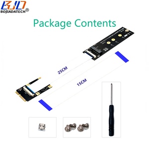 Mini PCI-E MPCIe antarmuka untuk NGFF M.2 Key-M 2230 2242 2260 2280 NVME SSD konverter kartu adaptor dengan kabel FPC fleksibel - Product Image 6
