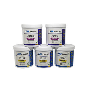 Pâte thermique résistante aux hautes températures pour la dissipation thermique du processeur/LED, conductivité thermique de 1,0 à 5,0, disponible en blanc/gris - Product Image 1