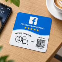 Großhandel NFC-Bewertungsaufkleber: Individuell bedruckte quadratische NFC-Aufkleber mit Bewertungslink-Codierung für Großhandels-, OEM- und ODM-Bestellungen