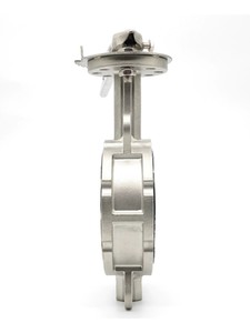 SS316 cf8m thép không gỉ PTFE ghế Wafer loại bướm van tay cầm class150 - Product Image 3