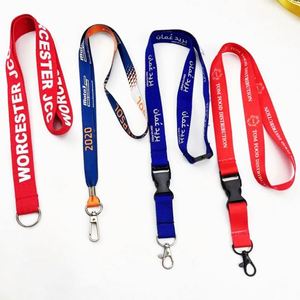 Wholesales Custom Design Dye <b>Polyester</b> Safety Sublimation Printing Logo Neck Key Chain Nylon <b>Lanyard</b> Card Holder With Hook Lanya - Product Image 2