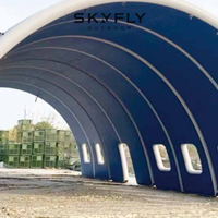 Hangar Gonflable pour Avions et Hélicoptères – Abri de Maintenance pour Véhicules Aériens