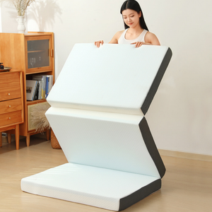 Dreifach Faltbare Multifunktionale Atmungsaktive Memory-Schaum-Matratze für Krankenhaus und Schlafzimmer - Product Image 1
