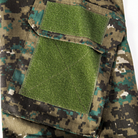 T-shirt tactique de combat noir à séchage rapide, manches longues, camouflage, style grenouillère, pour hommes - Vente en gros