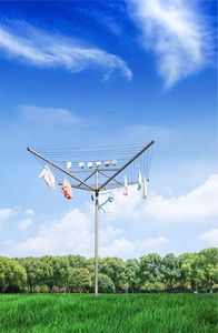 Prix usine maison vêtements résistants suspendus sèche-linge pour <span class=keywords><strong>jardin</strong></span> extérieur roulant pliable <span class=keywords><strong>parapluie</strong></span> vêtements étendoir - Product Image 4