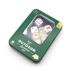 Bordo stampato personalizzato DND gioco di plastica resina acrilica 6 lati D6 dadi di colore misto perla dadi personalizzati - Product Image 2