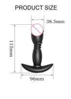 Vibromasseur anal à commande par application, télécommande, vibrateur anal à poussée, masseur de prostate, vibromasseur anal vibrant, jouets sexuels