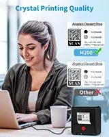 Impresora de Etiquetas Térmica Phomemo M200 para Computadora, Android, iOS, Windows, MAC OS, para Etiquetas de Envío, Códigos QR