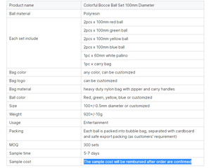 BG Bocce Bowling Set étui <span class=keywords><strong>de</strong></span> transport souple pour jeux <span class=keywords><strong>de</strong></span> cour en plein air 107mm boules en poly résine pour arrière-cour pelouse plage ou Camping - Product Image 5
