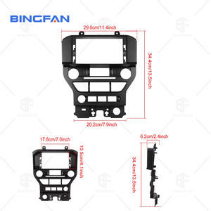 Lecteur multimédia de voiture à écran tactile complet <span class=keywords><strong>8</strong></span> cœurs DSP Carplay 12,3 pouces, autoradio Android pour <span class=keywords><strong>Ford</strong></span> <span class=keywords><strong>Mustang</strong></span> 2015-2020, navigation GPS - Product Image 4
