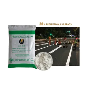 Customizable Reflective Hot Melt Line Marking Paint 30% Glass Bead Thermoplastic Road Marking Paint