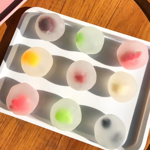 CHENXI Promotional Toy Orange Strawberry Fidget Slushy <b>Ball</b> Crunchy Crystal <b>Squeeze</b> Toy Stress <b>Balls</b> Sensory Toy - Product Image 1