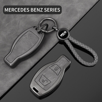 Étui à clés de voiture en alliage de Zinc pour Mercedes Benz A B C E R classe GLS GLA GLK GLC CLS CLA AMG W204 W205 W212 W463 W176 accessoires Auto