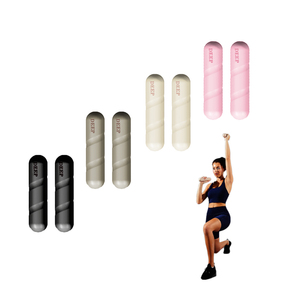 Haltères de fitness en silicone avec logo personnalisé haltères à main en fonte Pilates poids chevilles et poignets réglables haltères en silicone - Product Image 1