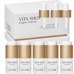 Ampolla Iluminadora y Blanqueadora con Ácido Hialurónico, Vitamina C Estabilizada, Solución Líquida para el Cuidado Facial, para Piel Opaca, Recuperación de la Luminosidad - Product Image 1