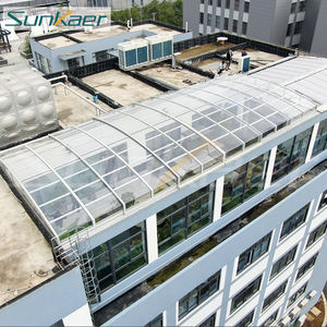 Couvercles de <span class=keywords><strong>piscine</strong></span> durs rétractables en polycarbonate aluminium personnalisés pour les piscines creusées que vous pouvez marcher sur les abris de <span class=keywords><strong>piscine</strong></span> - Product Image 5