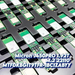Micron 7450PRO 1.92T M.2 22110 Gen4*4 NVMe MTFDKBG1T9TFR-1BC1ZABYY SSD サーバー/ラップトップ用ハードドライブ - Product Image 1