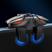 Manette de jeu mobile haute vitesse TruTra JS61 avec gâchettes de tir et joystick pour iOS/Android