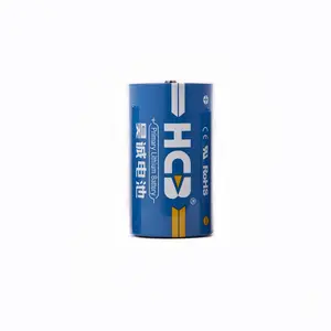 Bateria de lítio primária hcb, er34615 d 3.6v 19ah Li-SOCL2 para metros