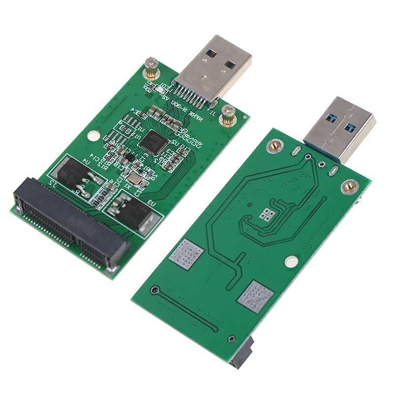 Adaptateur Mini USB 3.0 vers PCIE mSATA SSD externe, carte convertisseur PCBA