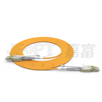 Cable de Conexión de Fibra Óptica LC Dúplex Uniboot con Pestaña de Empuje y Tracción, Alta Densidad, 2 Hilos, LSZH, Monomodo/Multimodo, 1M-5M de Longitud, Suministro de Fábrica