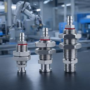 Ventouse d'aspiration M10 M12 30 à 55 mm en silicone non amorti pour robot de préhension et de placement - Product Image 2