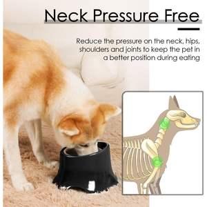 Soporte elevado para tazón de perro, 2.5 tazas, antideslizante, duradero, para perros medianos - Product Image 4