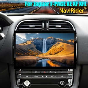 Lecteur multimédia Jaguar F-PACE XE XEL XF XFL 2016-2018, Carplay automatique, écran incurvé 3D de 11,4 pouces, GPS Navi, tableau de bord Android, 1 an - Product Image 1