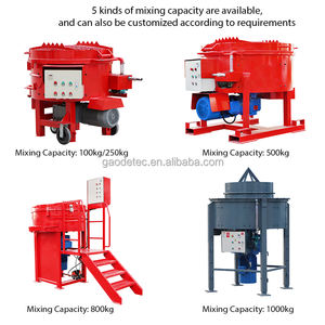 800kgキャスタブル耐火セメントパンモルタルミキサー高密度材料耐火キャスタブル用 - Product Image 6