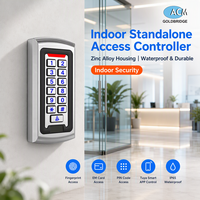 Contrôleur d'accès autonome par clavier métallique pour intérieur, carte RFID 125KHz et mot de passe, système de sécurité d'entrée de porte, vente en gros d'usine avec OEM